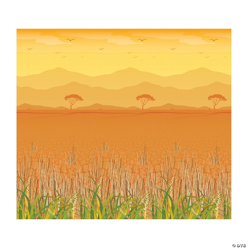 African Safari Design-a-Room Backdrop Image