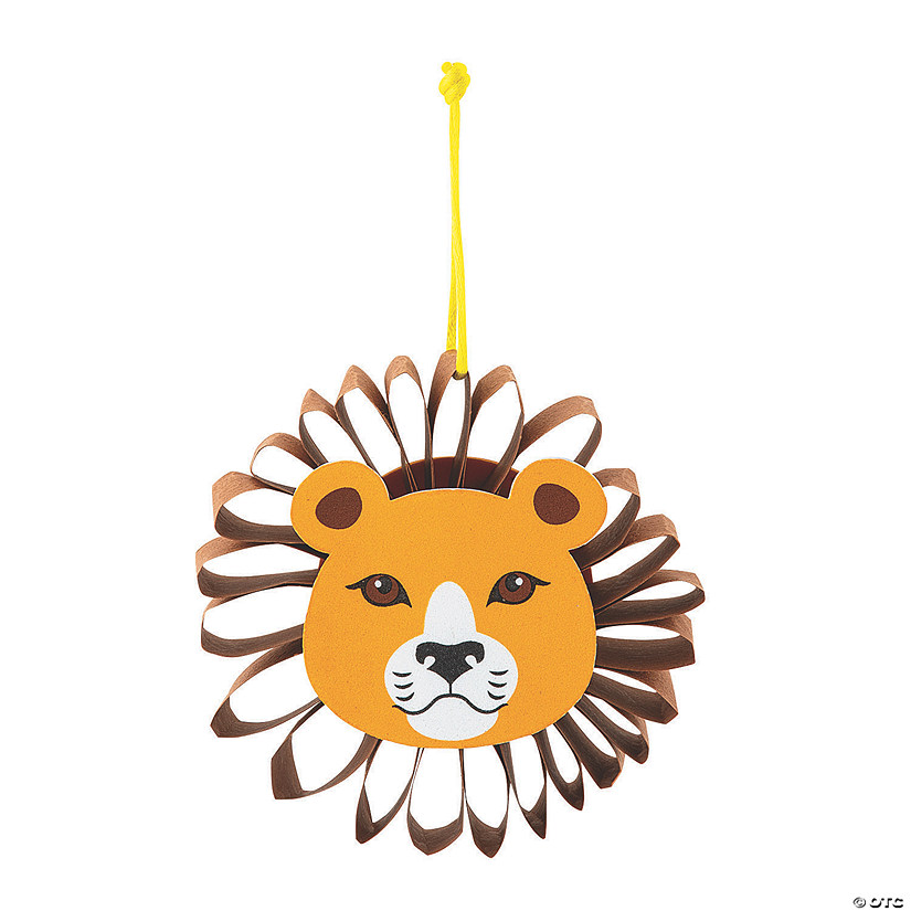 African Safari VBS 3D Lion Ornament Craft Kit Image