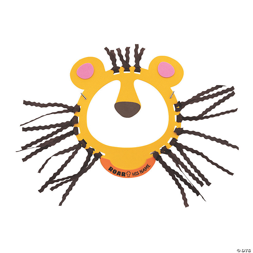 African Safari VBS Lion Mane Mask Craft Kit - Makes 12 Image