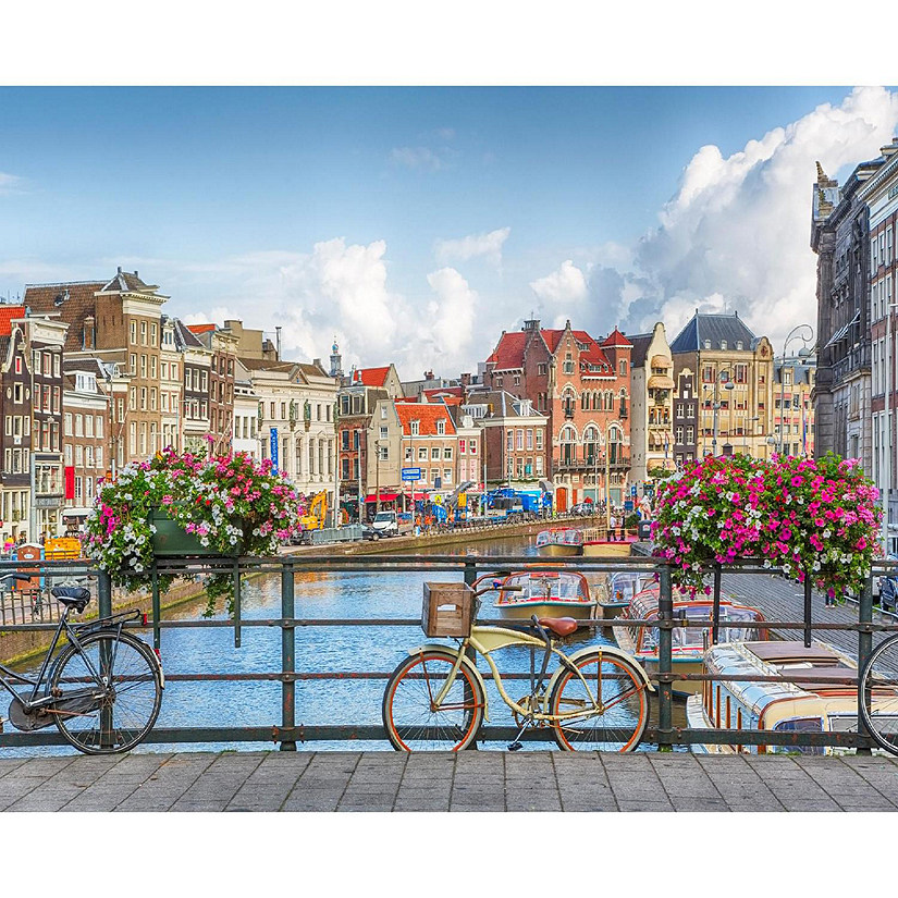 Afternoon in Amsterdam City 1000 Piece Jigsaw Puzzle Image