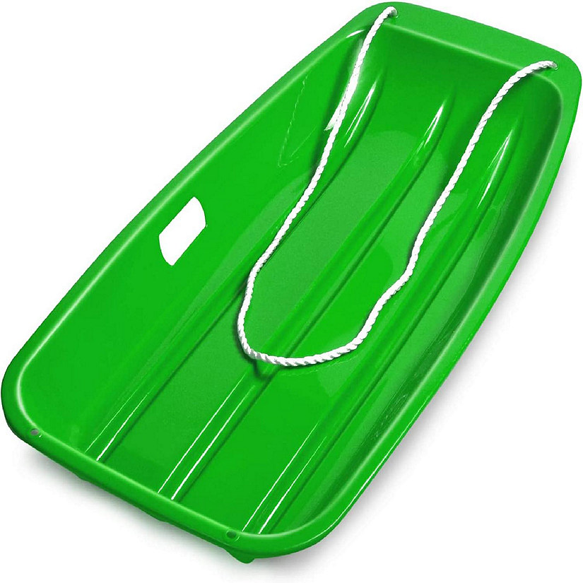 AGPTEK 35 Inch Snow Sled Green Oriental Trading