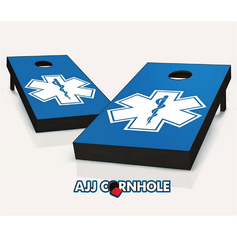 AJJCornhole 107-EMS EMS cornhole Set with Bags - 8 x 24 x 48 in. Image