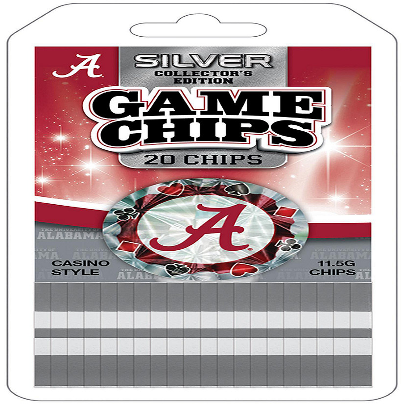Alabama Crimson Tide 20 Piece Poker Chips Image