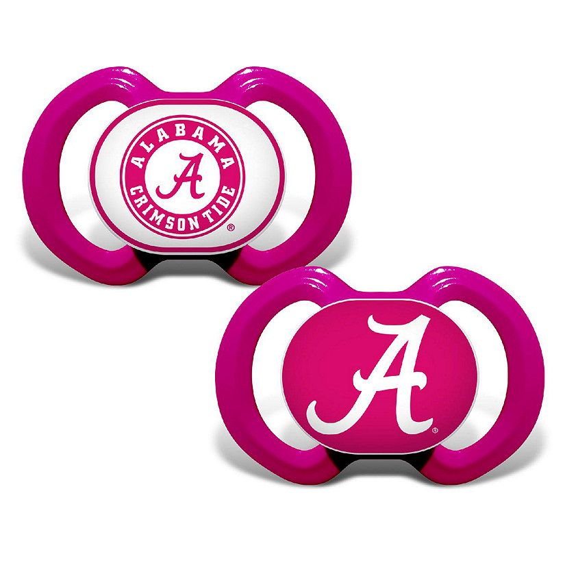 Alabama Crimson Tide - Pink Pacifier 2-Pack Image