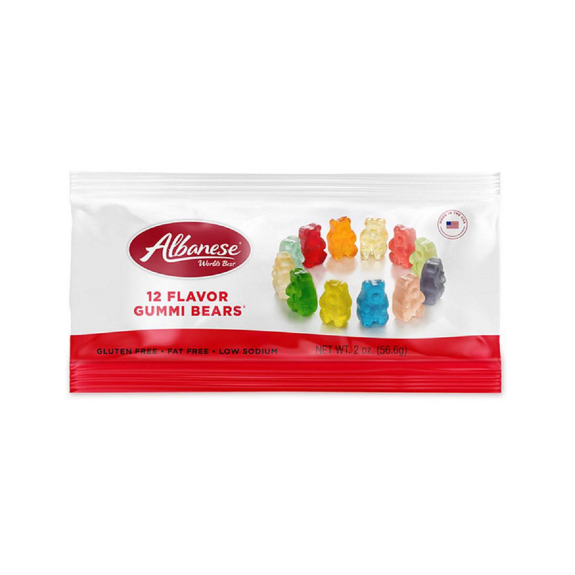 Albanese 9071438 2 oz Assorted Gummi Bears - Pack of 12 Image