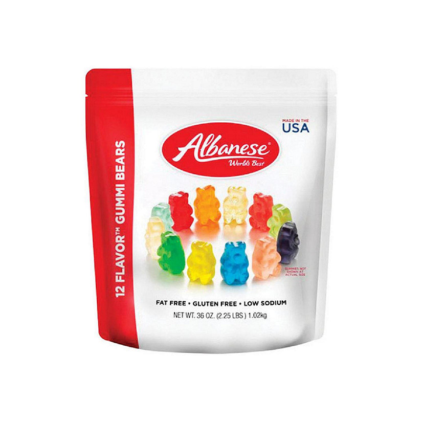 Albanese 9602921 36 oz Multi-Flavored Gummi Bears Image