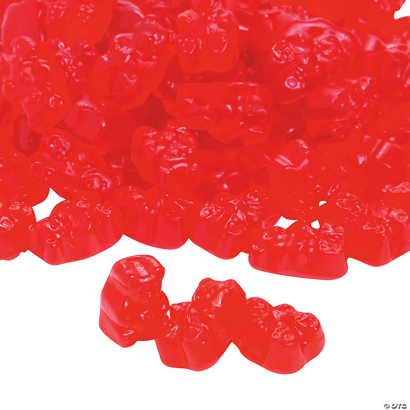 Albanese<sup>&#174;</sup> Gourmet Wild Cherry Gummy Teddy Bears - 565 Pc. Image