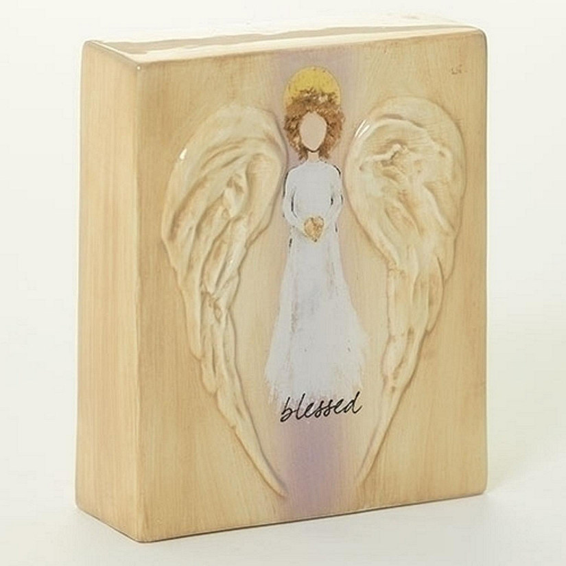Alexas Angels Angel Blessed Block 5 Inch Image