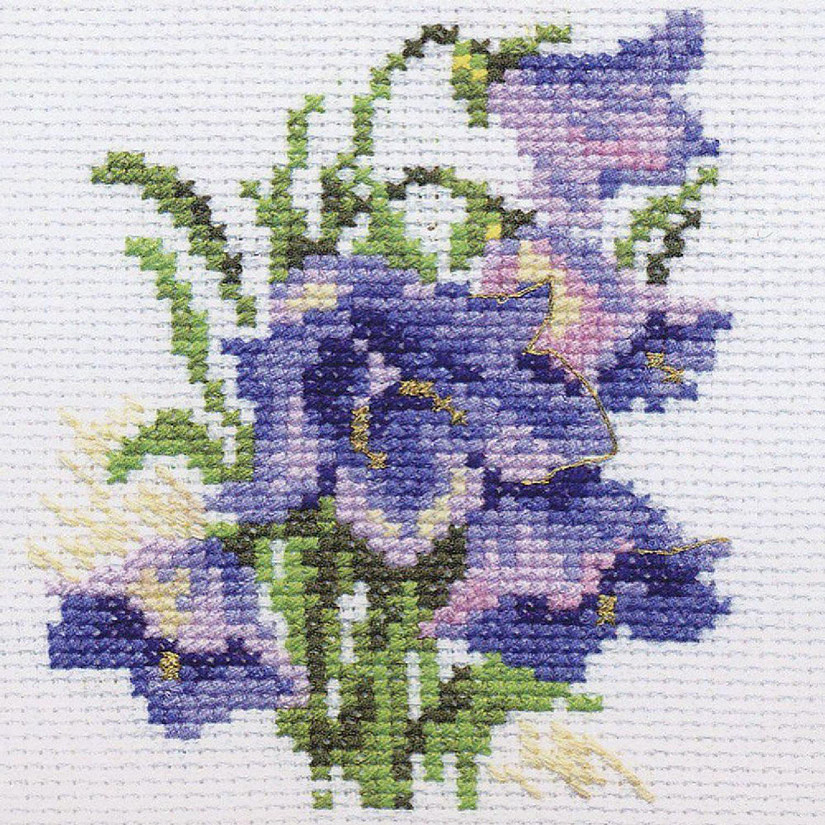 Alisa - Bluebells 0-79 Counted Cross-Stitch Kit Image