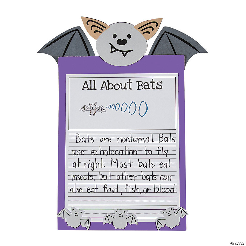 All About Bats Writing Prompt Craft Kit - Makes 12 Image