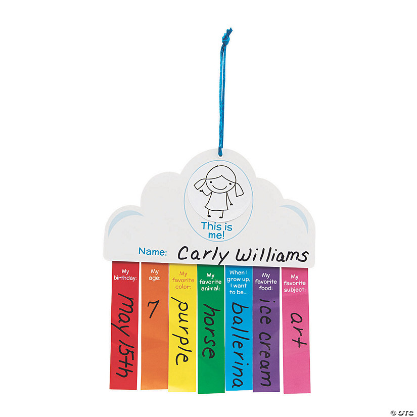 All About Me Rainbow Craft Kit - Makes 12 Image