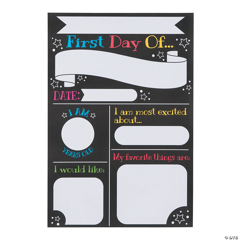 All About My First Day of School Poster Image