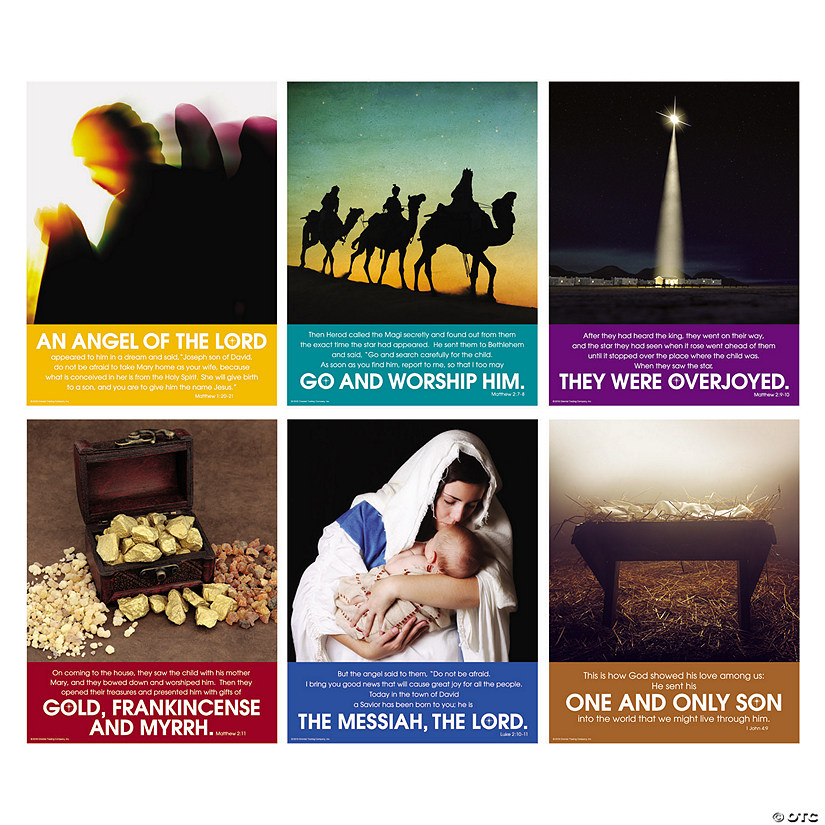 All About the Nativity Poster Set - 6 Pc. Image