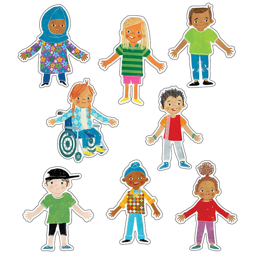 All Are Welcome Kids Cutouts Image