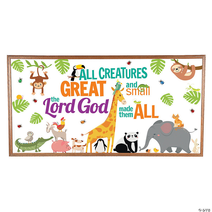 All Creatures Big & Small Bulletin Board Set - 11 Pc. Image