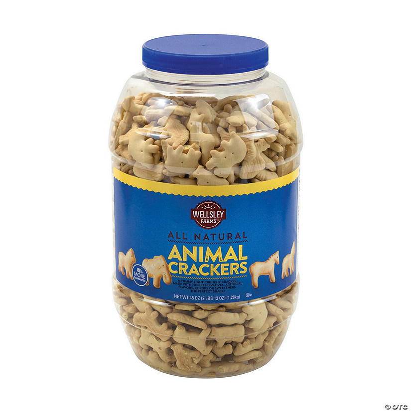 All-Natural Animal Crackers, 45 oz | Oriental Trading