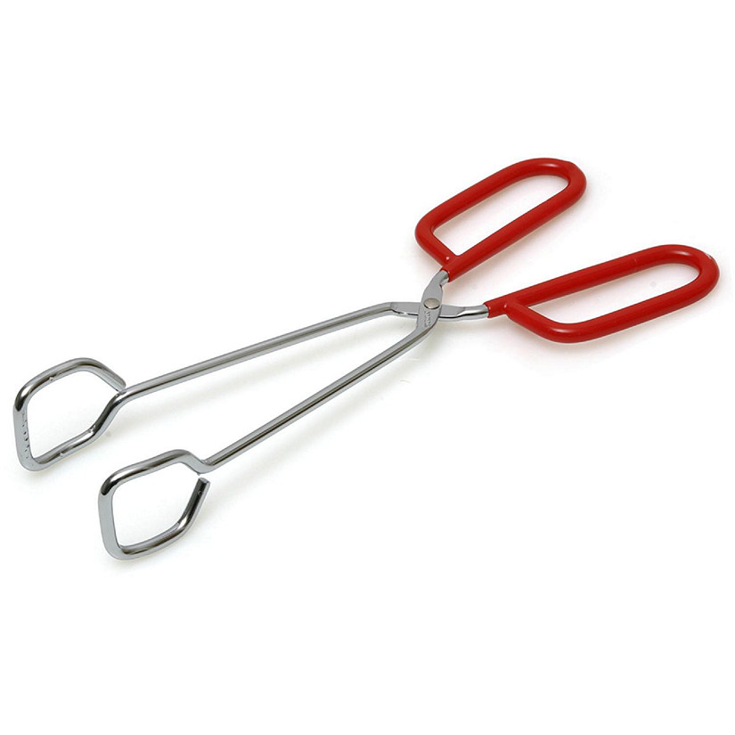 All Purpose Metal Alloy Kitchen Tongs with Cushion Grip Handles Image