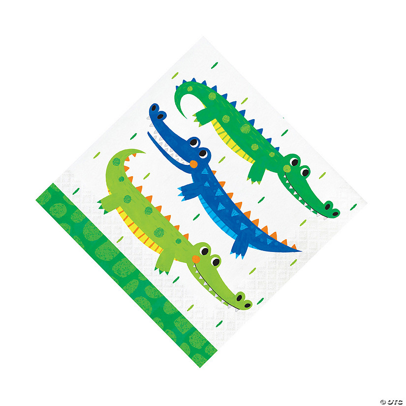Alligator Party Luncheon Napkins - 16 Pc. Image