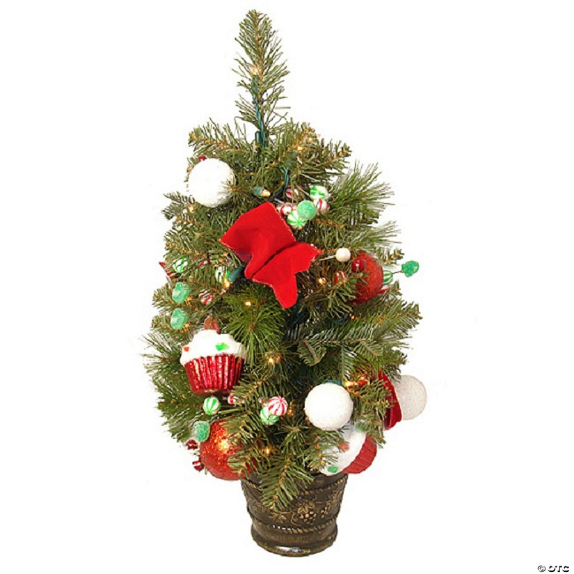 Allstate 2' Pre-Lit Candy Fantasy Artificial Christmas Tree - Clear Lights Image