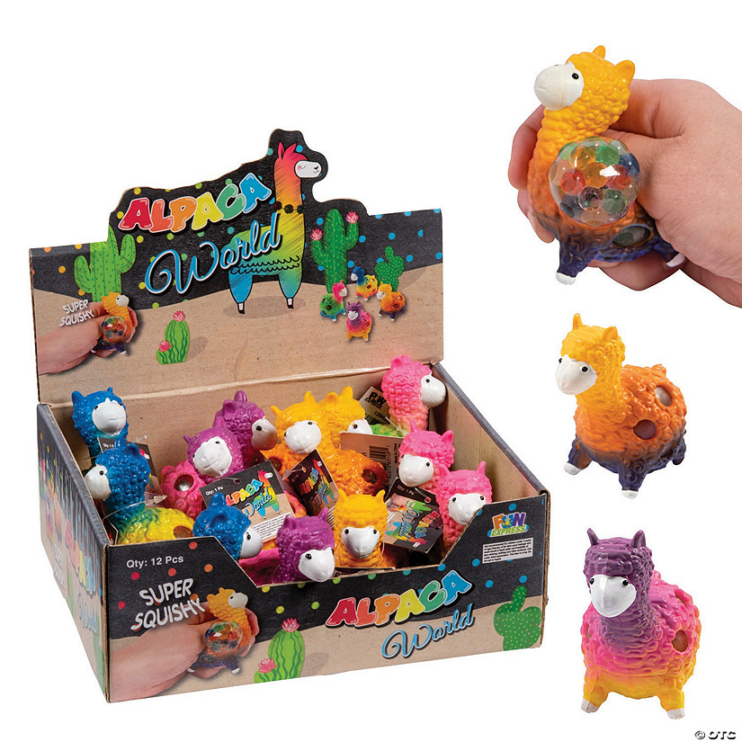 Alpaca Gel Bead Squeeze Toys Image