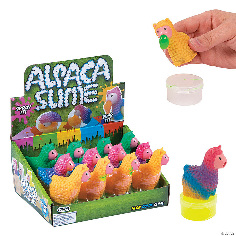 Alpaca Slime Suckers - 12 Pc. Image