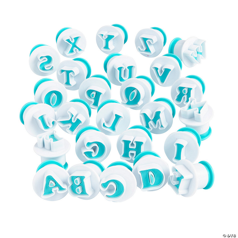 Alphabet Dough Stamper Set - 26 Pc. Image