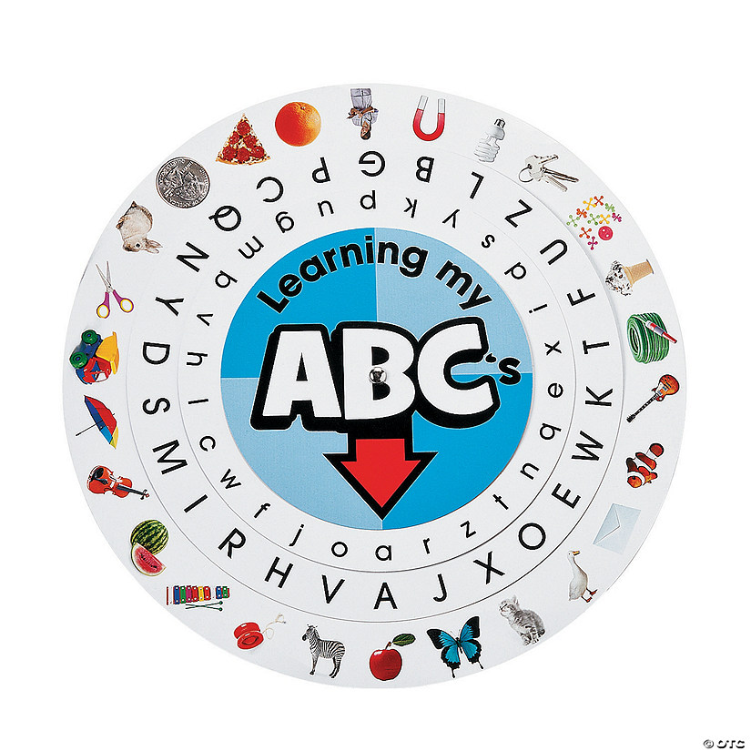 Alphabet Learning Wheels - 12 Pc. Image