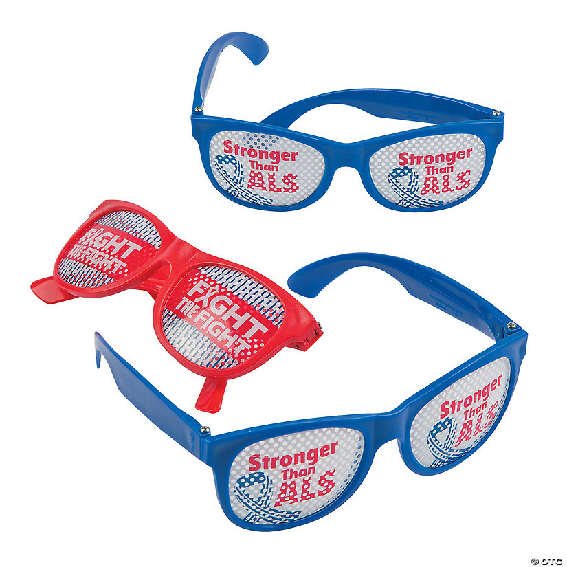 ALS Awareness Pinhole Glasses - 12 Pc. Image