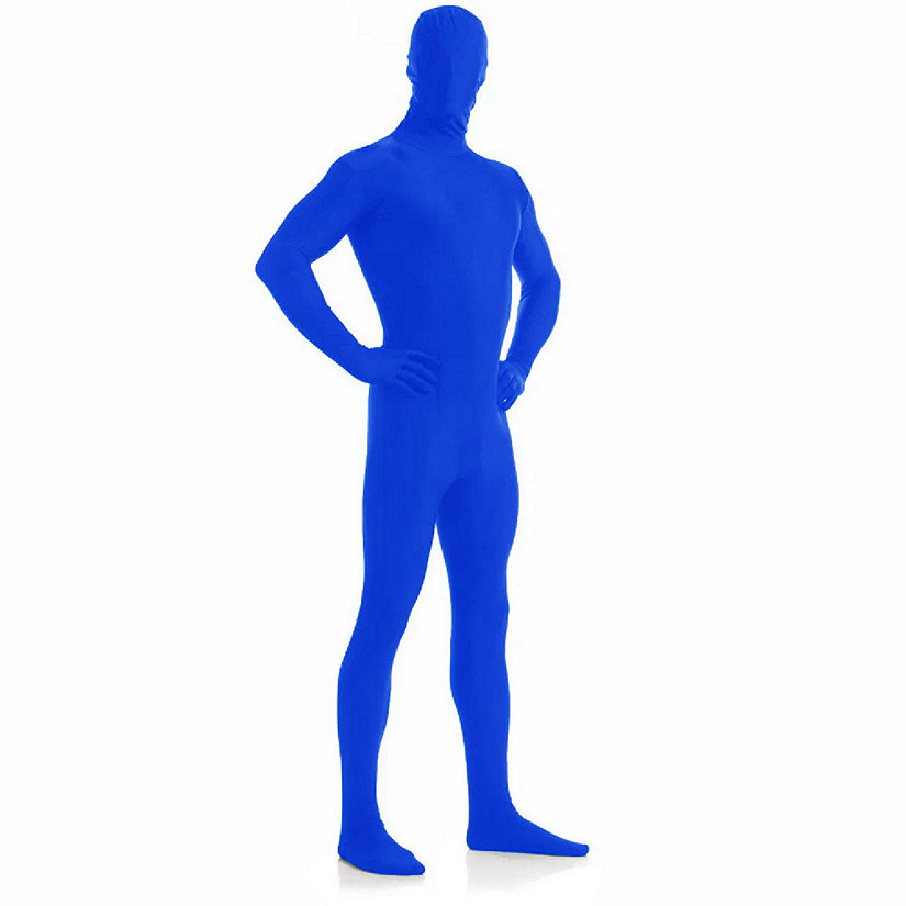 AltSkin Full Body Stretch Fabric Zentai Suit Costume - Blue (Kid Large) Image