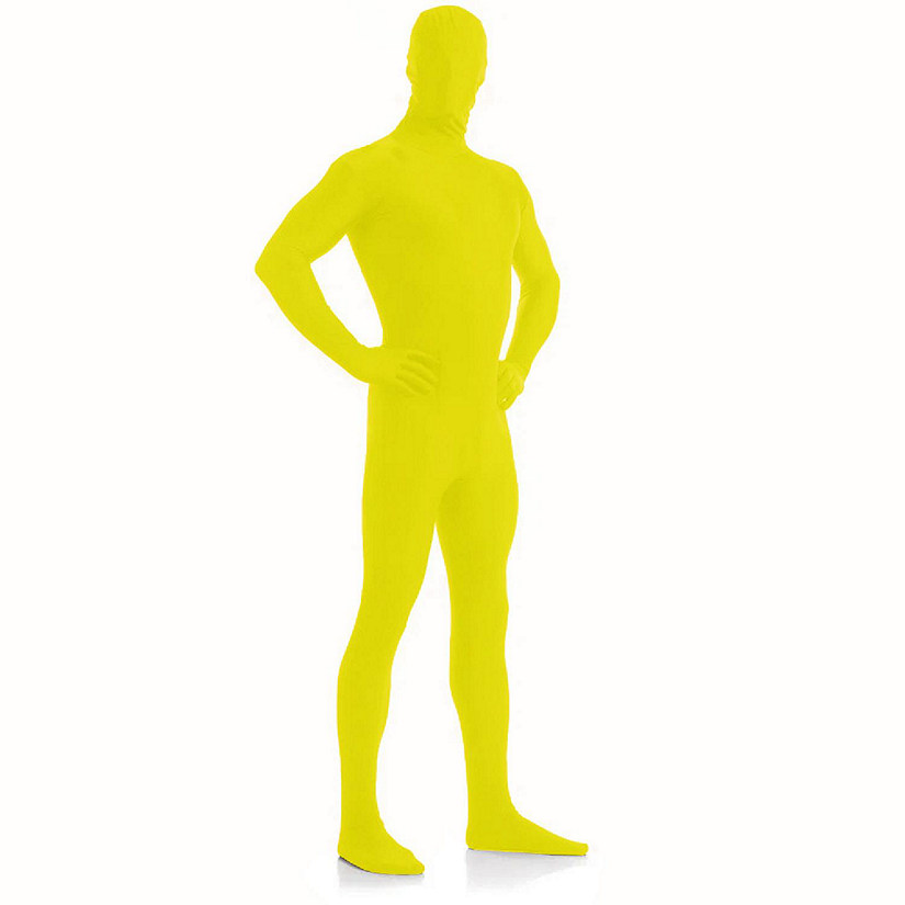 AltSkin Full Body Stretch Fabric Zentai Suit Costume - Yellow (XS) Image