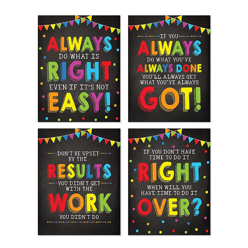 Always Do What Is Right 8.5x11in 4-Pack Image