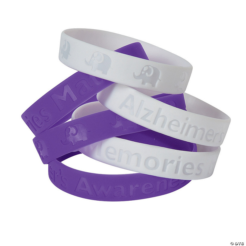 Alzheimer&#8217;s Awareness Silicone Bracelets Image
