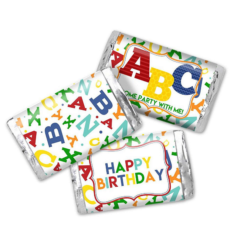 AmanadaCreation ABC Mini Candybar Wrappers 45pcs. Image