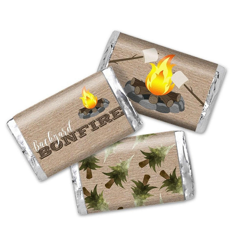 AmanadaCreation Backyard Bonfire Mini Candybar Wrappers 45pcs. Image