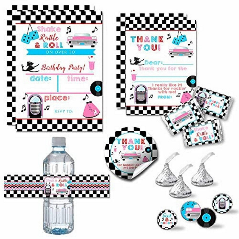 AmandaCreation 50's Sock Hop Party Bundle 381pc. Image