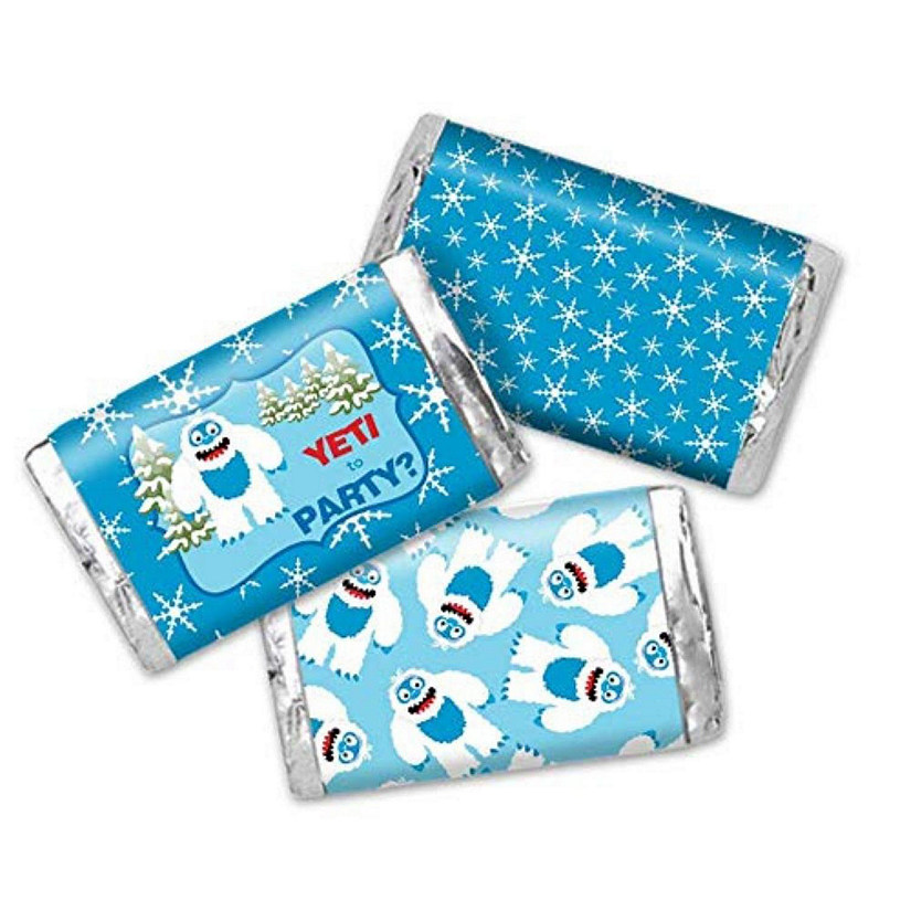 AmandaCreation Abominable Snowman Mini Candybar Wrappers 45pc. Image