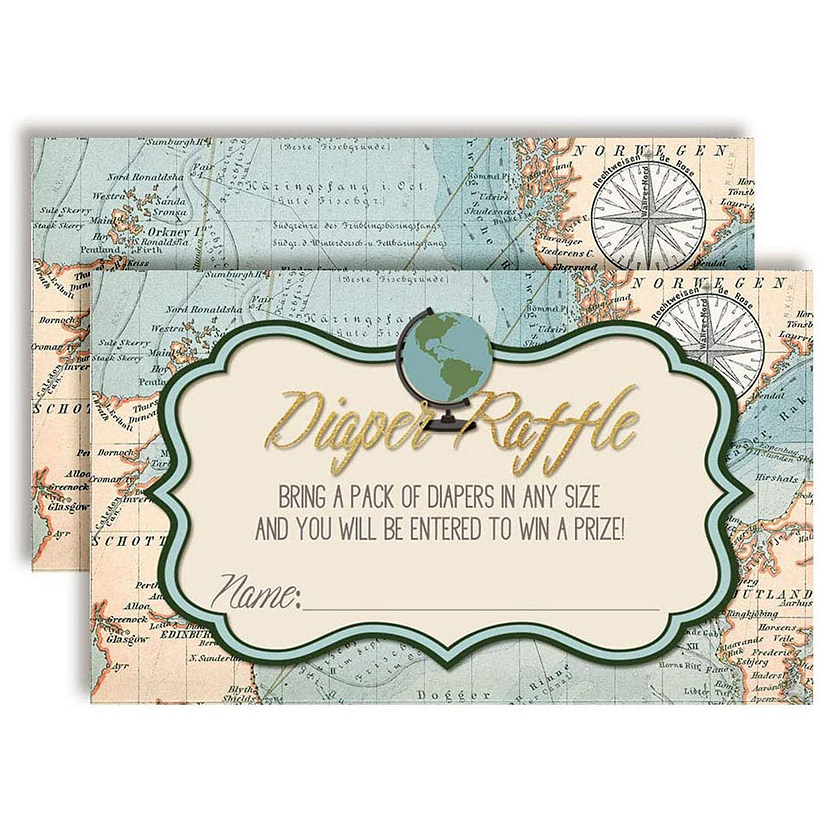 AmandaCreation Adventure Awaits Diaper Raffle 20pc. Image