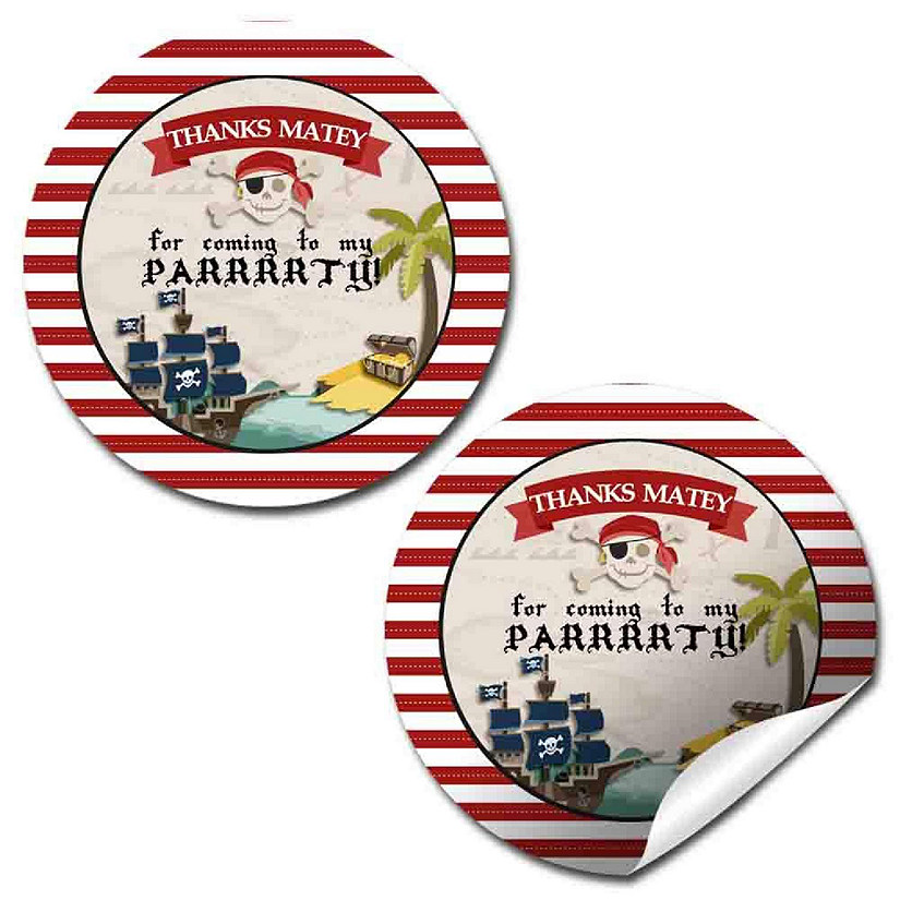 AmandaCreation Ahoy Matey Envelope Seals 40pc. Image