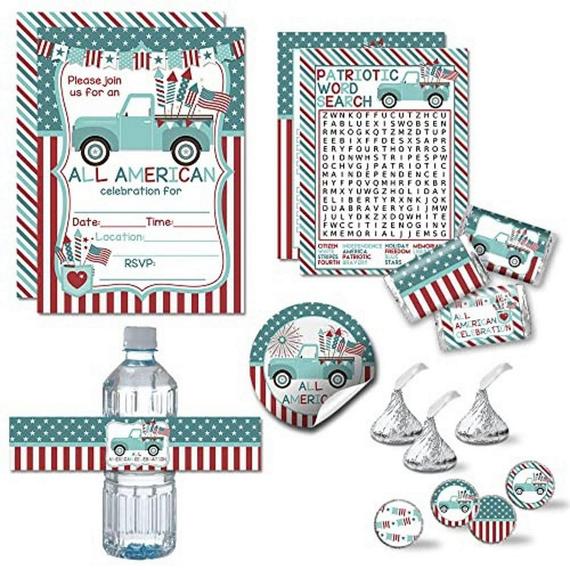 AmandaCreation All American Celebration Party Bundle 381pc. Image