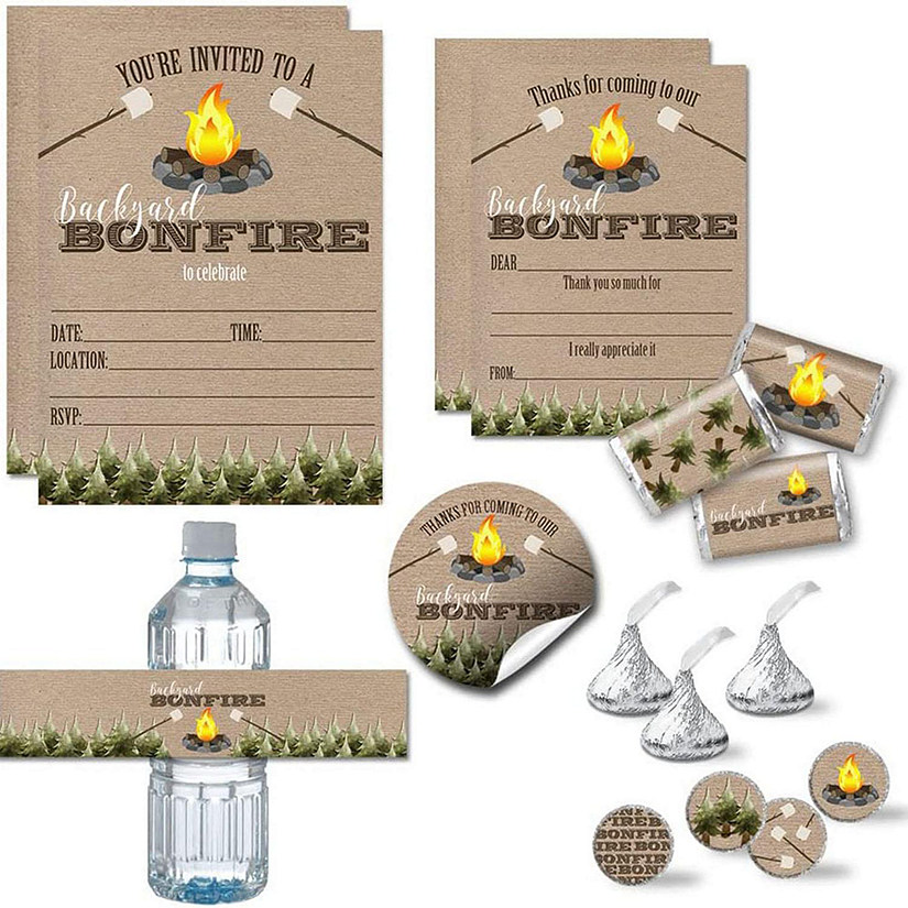AmandaCreation Backyard Bonfire Party Bundle 321pc. Image