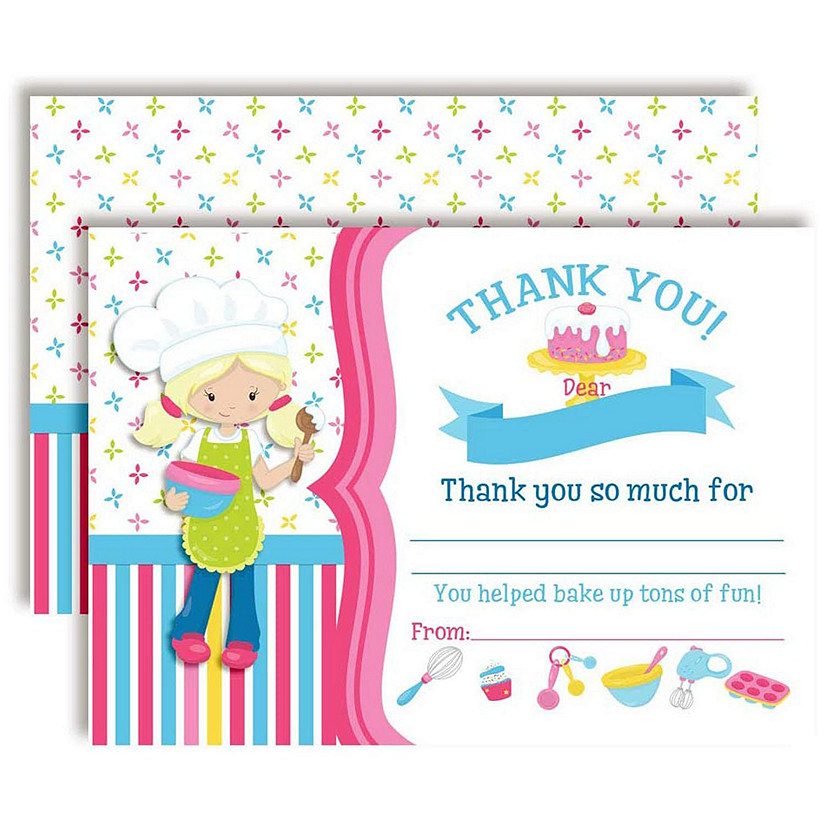 AmandaCreation Baking Thank You 20pc. Image