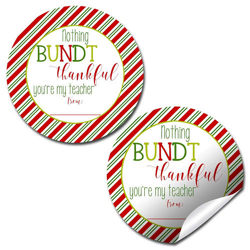 AmandaCreation Bundt Appreciation Envelope Seals 40pc. Image