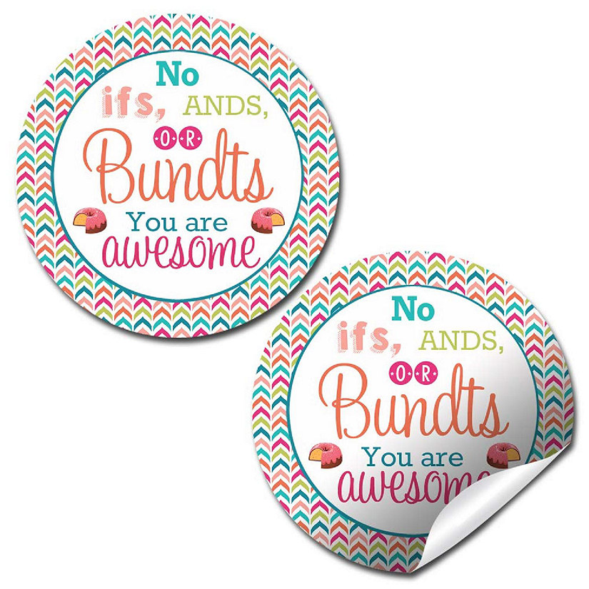 AmandaCreation Bundt Cake Appreciation Envelope Seals 40pc. Image