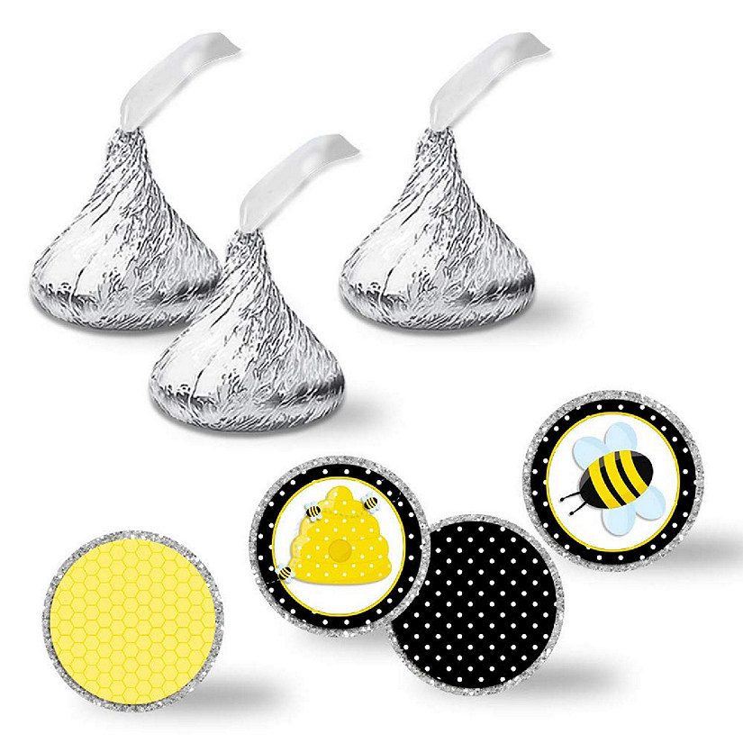 AmandaCreation Buzzing Bumble Bee Kiss Stickers 324pcs. Image