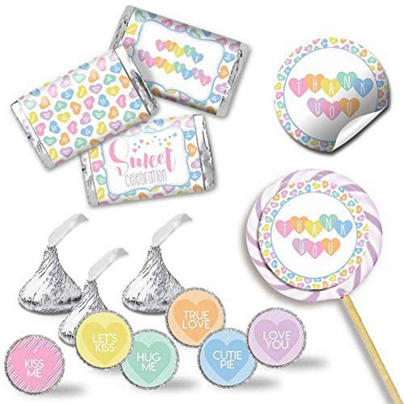 AmandaCreation Candy Heart Sticker Bundle 429pc. Image