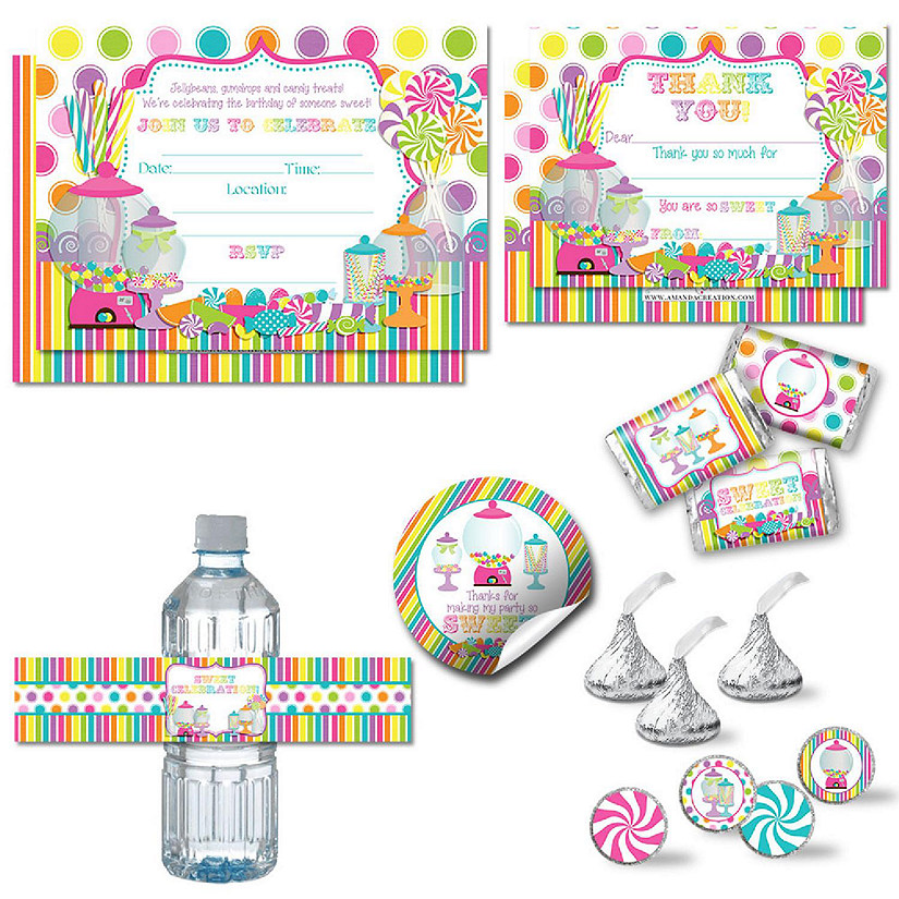 AmandaCreation Candy Shop Party Bundle 381pc.. Image