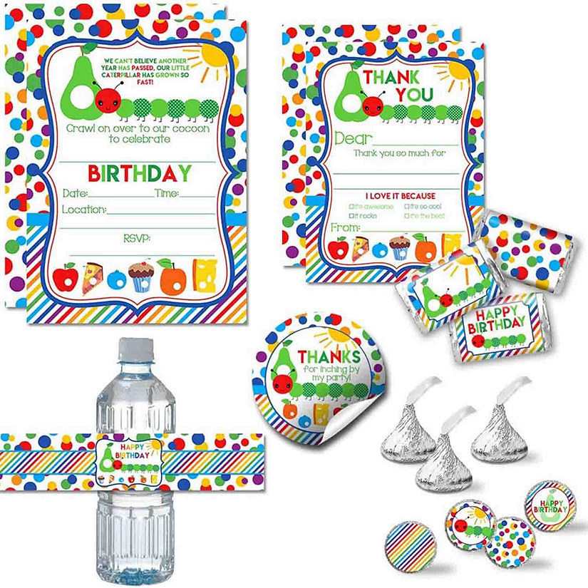AmandaCreation Caterpillar Birthday Bundle 321pc. Image