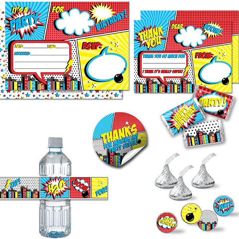 AmandaCreation Comic Book Birthday Bundle 321pc. Image