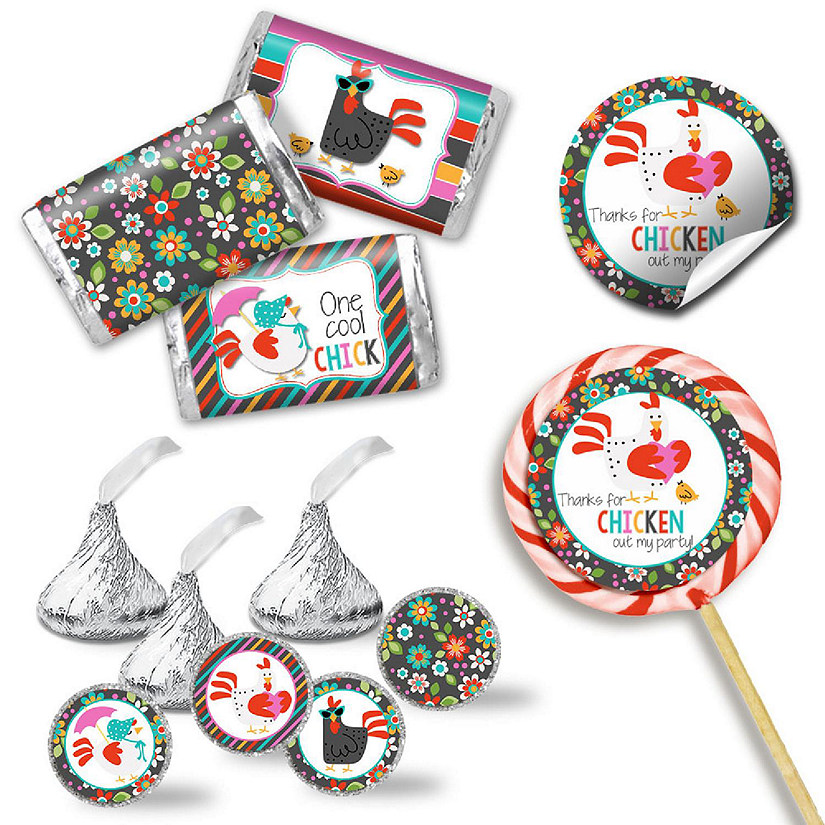 AmandaCreation Cool Chick Birthday Sticker Bundle 429pcs. Image