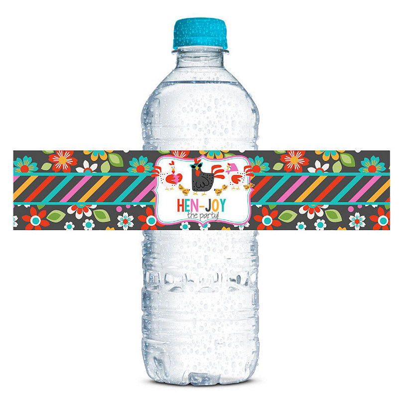 AmandaCreation Cool Chick Water Bottle Labels 20 pcs. Image